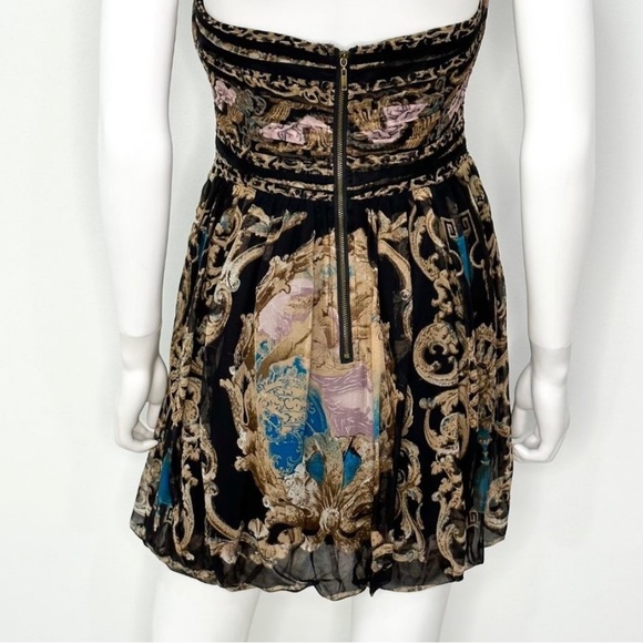 💋 Bebe Black Cocktail Short Dress M new RARE 💋 - Picture 9 of 16